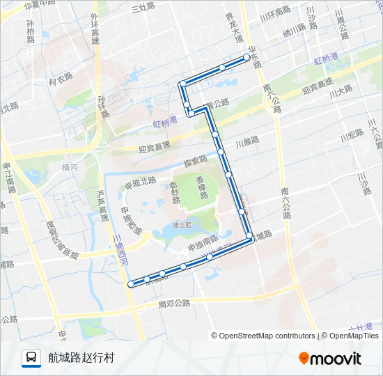1047路 Bus Line Map