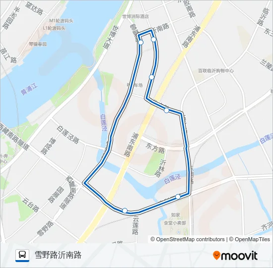1048路 Bus Line Map