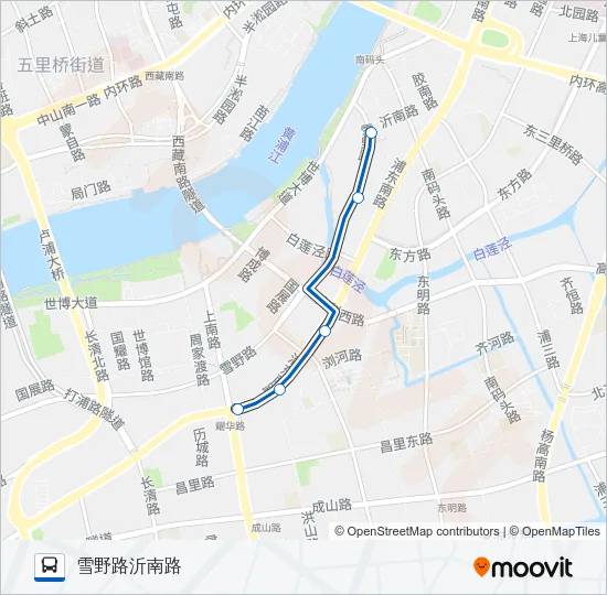 1049路 Bus Line Map