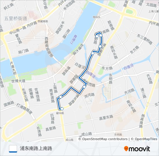 1049路 bus Line Map