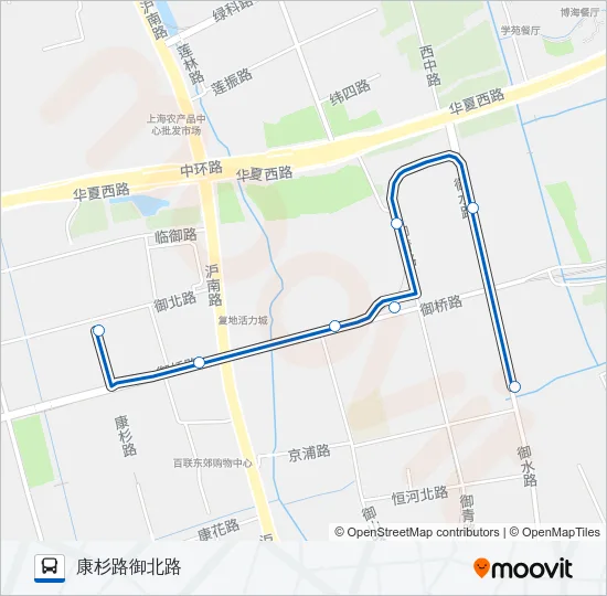 1051路 Bus Line Map