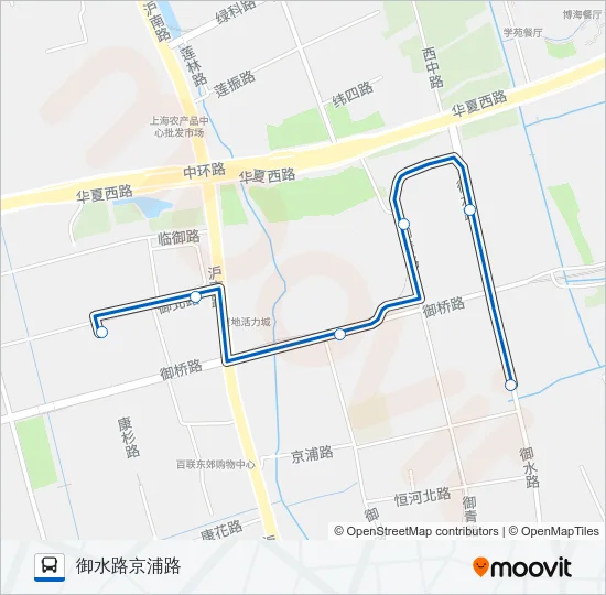 1051路 Bus Line Map