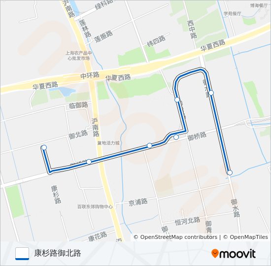 1051路 bus Line Map