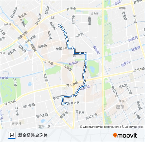 1058路 bus Line Map