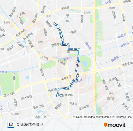 1058路 Bus Line Map