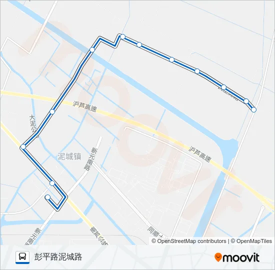 1059路 Bus Line Map