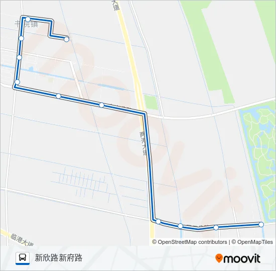 1063路 Bus Line Map