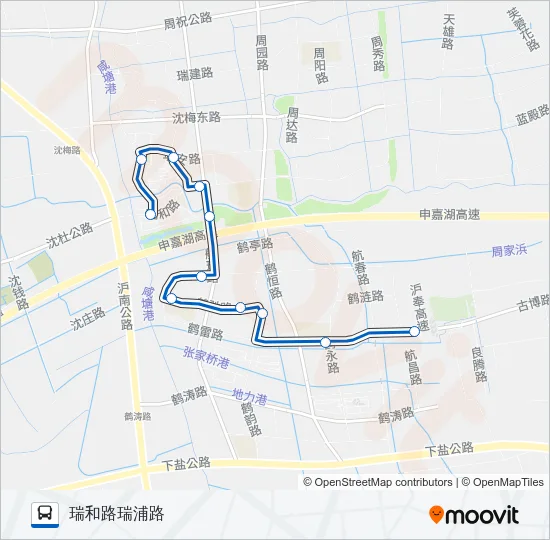 1066路 Bus Line Map