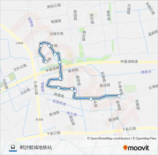 1066路 Bus Line Map