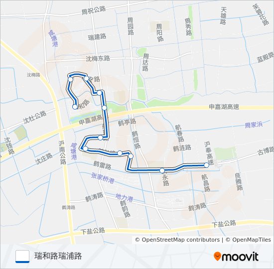 1066路 bus Line Map