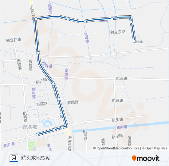 1067路 bus Line Map