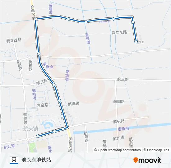 1067路 Bus Line Map