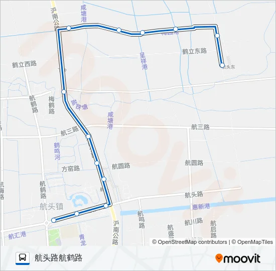 1067路 Bus Line Map