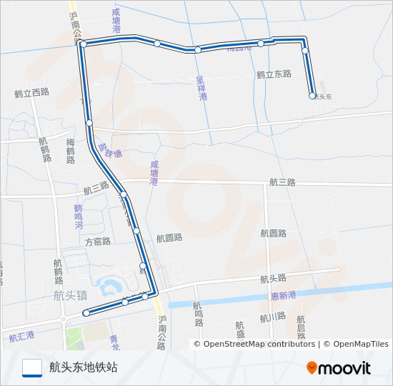 1067路 bus Line Map