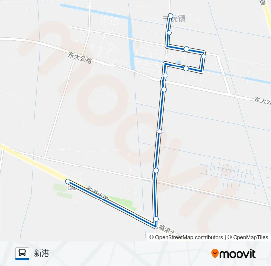 1075路 Bus Line Map
