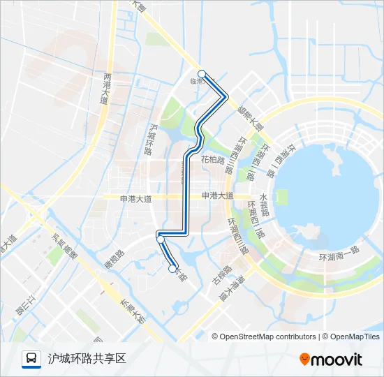 1077路 Bus Line Map
