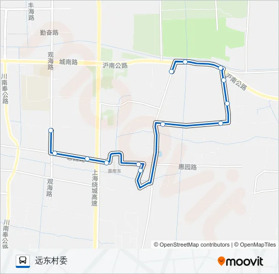 1079路 Bus Line Map