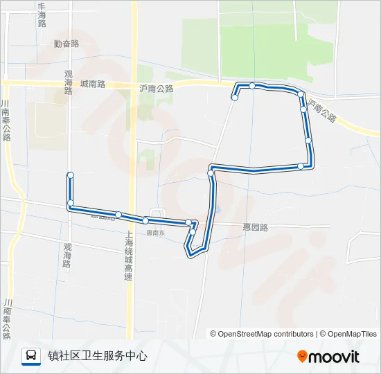 1079路 Bus Line Map