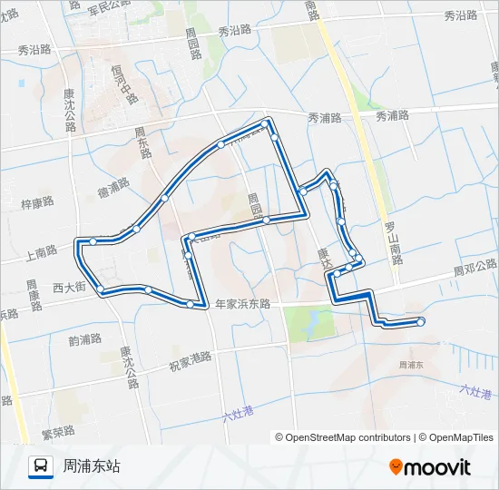 1080路 Bus Line Map