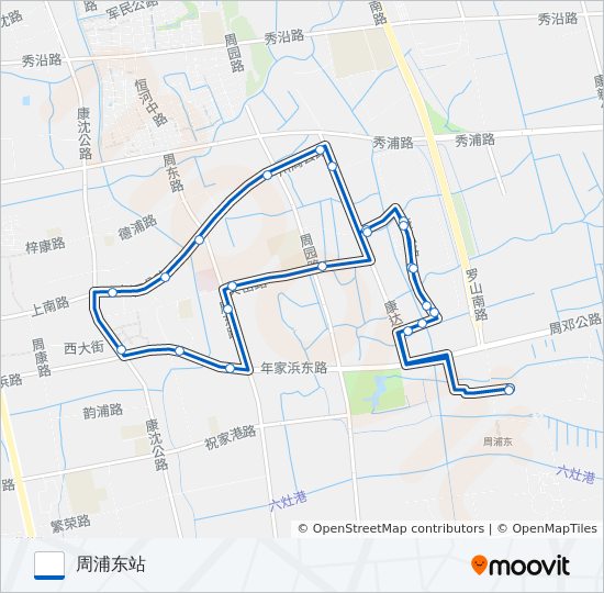 1080路 bus Line Map