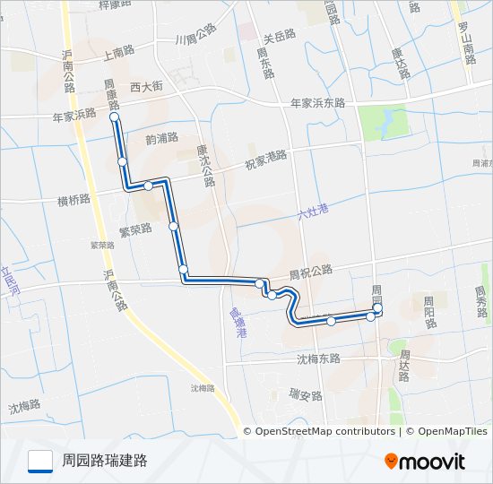 1081路 bus Line Map