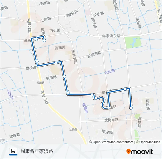 1081路 Bus Line Map