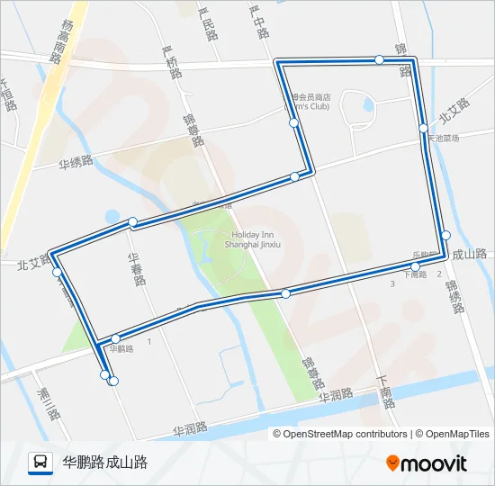 1083路 Bus Line Map