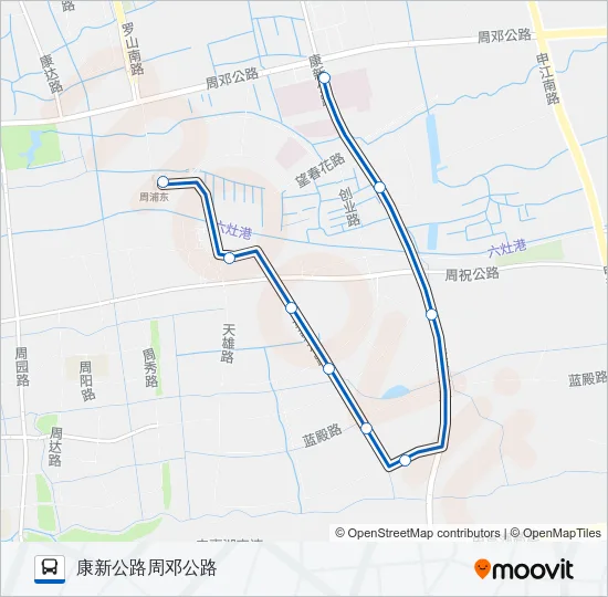 1085路 Bus Line Map
