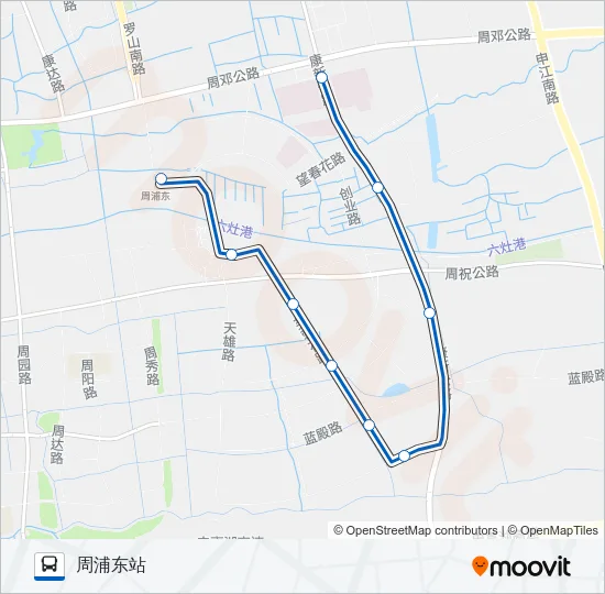 1085路 Bus Line Map