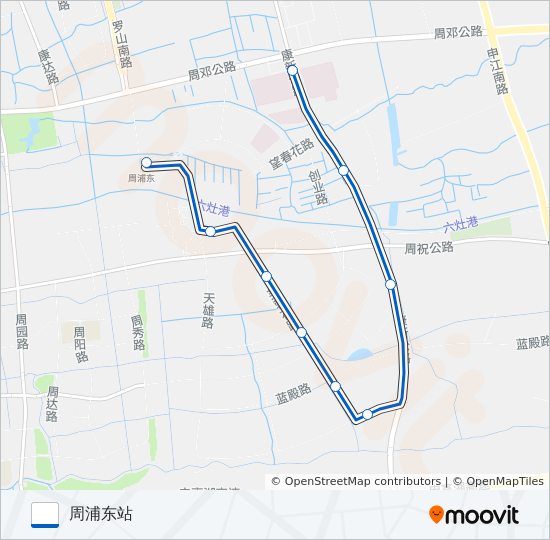 1085路 bus Line Map