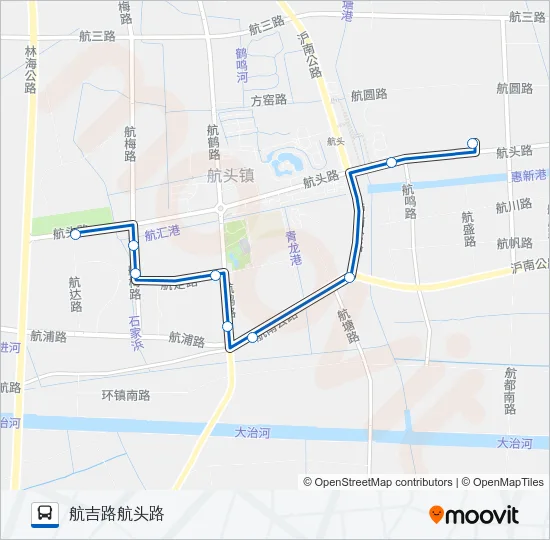 1086路 Bus Line Map