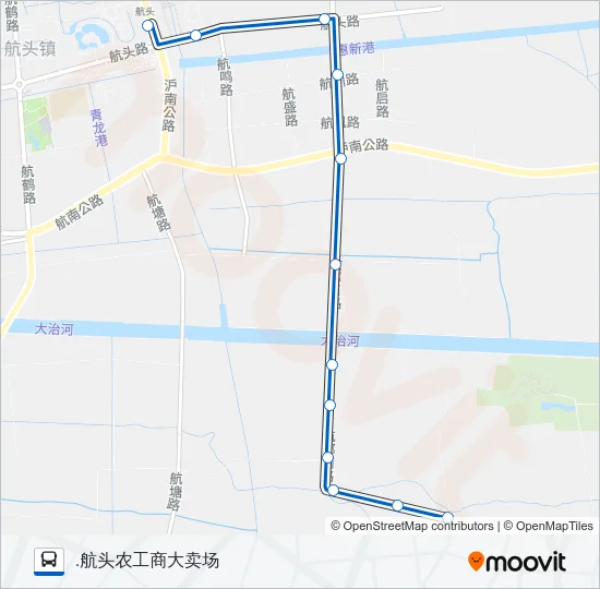 1088路 Bus Line Map