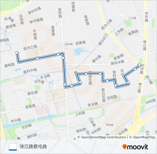 1090路 bus Line Map