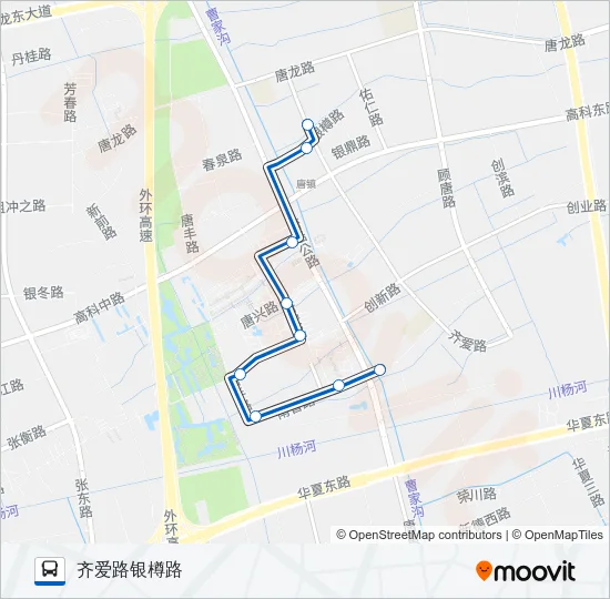 1091路 Bus Line Map