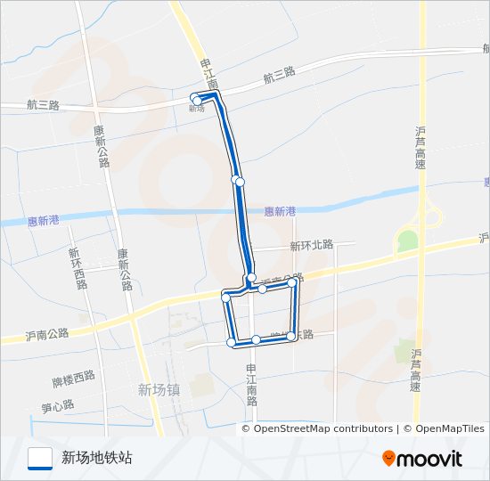 1108路 bus Line Map