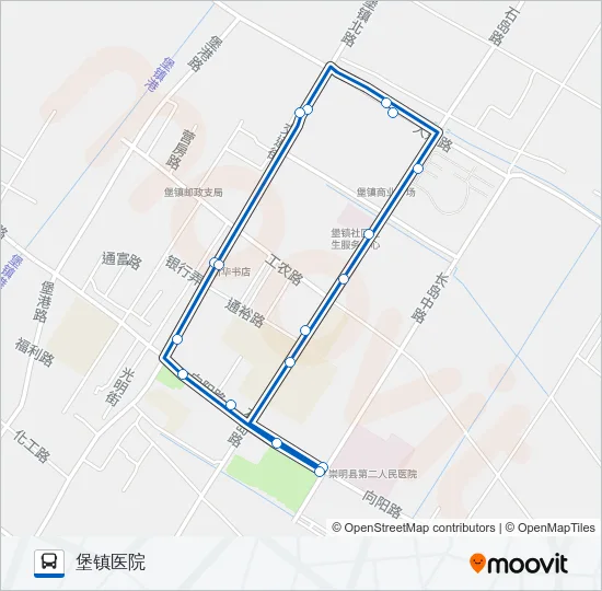 1711路 Bus Line Map