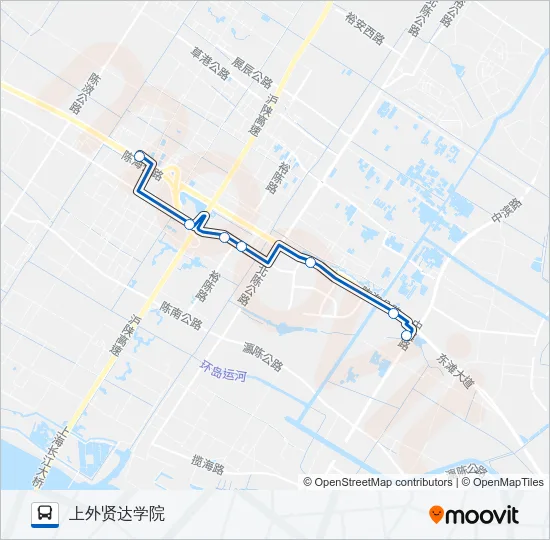 1721路 Bus Line Map