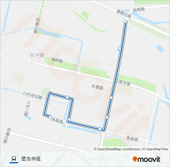 1731路 Bus Line Map