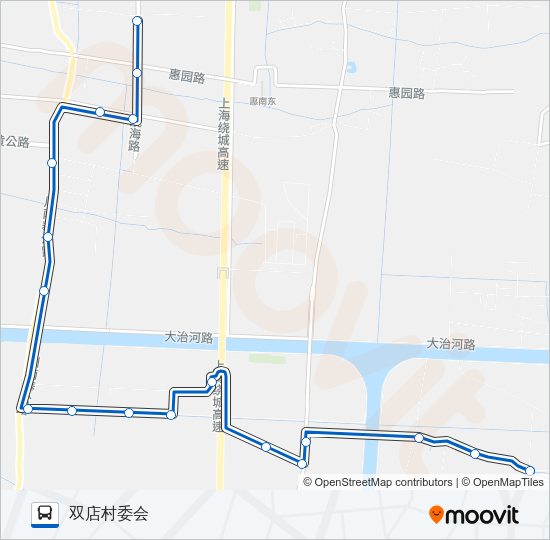 惠南10路 Bus Line Map