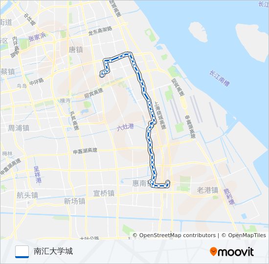 浦东24路 bus Line Map