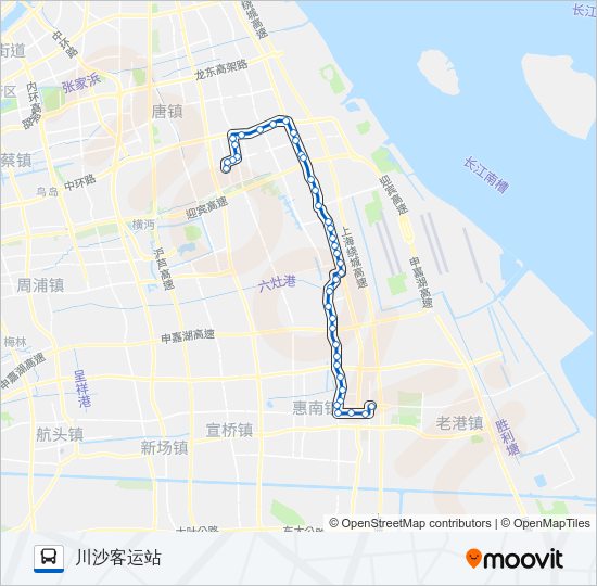 公交浦东24路的线路图