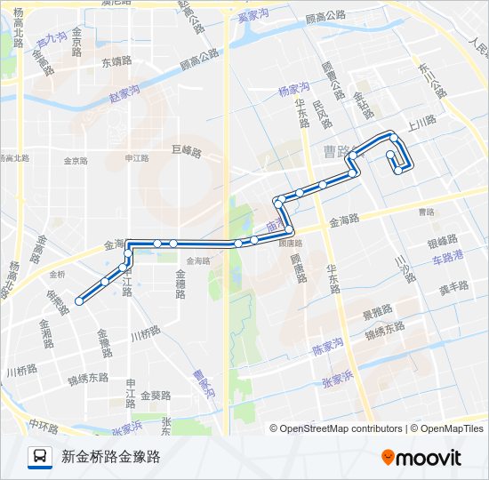 公交浦东27路的线路图