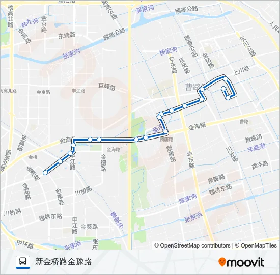 浦东27路 Bus Line Map
