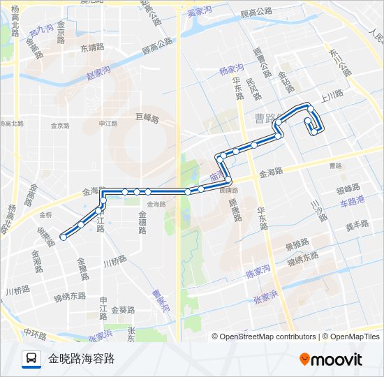 浦东27路 Bus Line Map