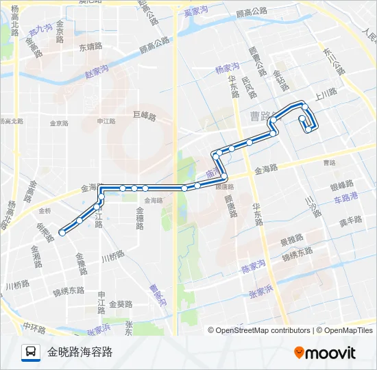 浦东27路 Bus Line Map