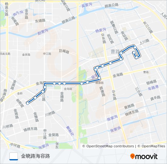浦东27路 bus Line Map