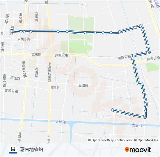 浦东31路 Bus Line Map