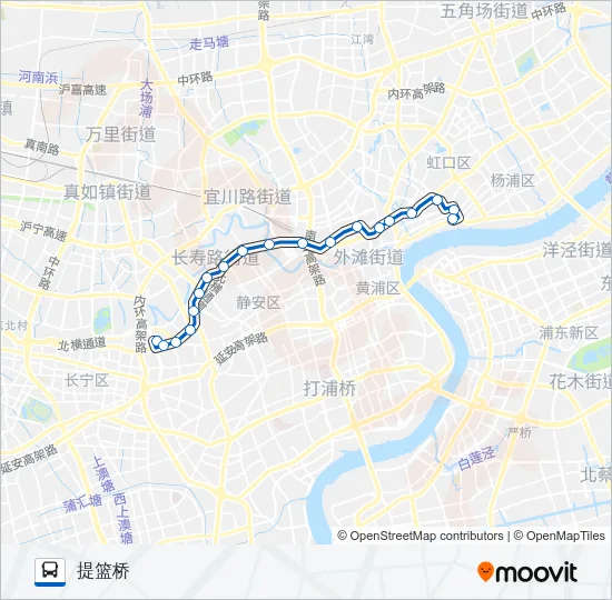 13路 Bus Line Map
