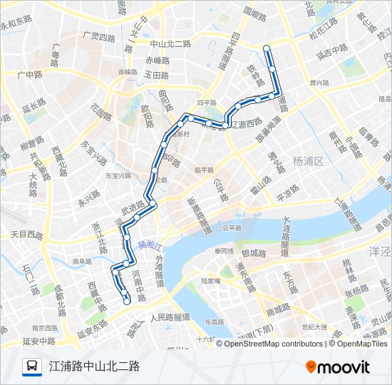 公交14路的线路图