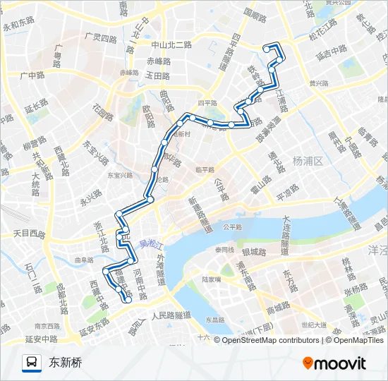 14路 Bus Line Map